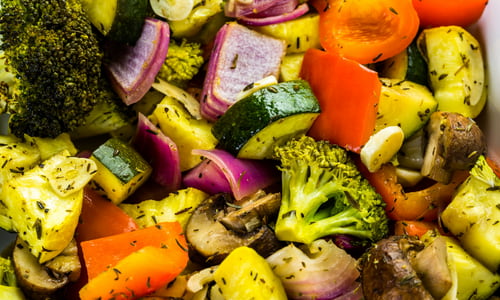 Roasted Soft Vegetables.